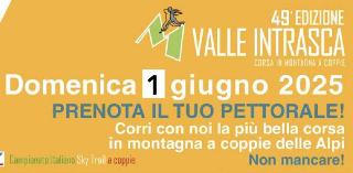 Maratona della Valle Intrasca 2025: tutto pronto per la 49ª edizione