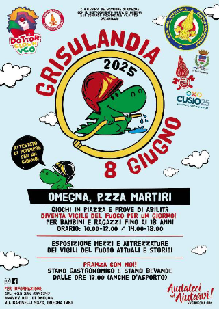 Omegna - Grisulandia 2025: Emozioni e sorrisi per 450 piccoli pompieri