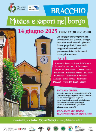 Bracchio in festa: musica, arte e sapori tra le vie del borgo